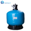 Équipement de purification d'eau de filtre de piscine de filtre à sable de dispositif supérieur de fibre de verre