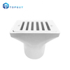 Couvercle de drain de sol de piscine de bain en plastique pour drain de piscine sous le drain principal carré de la grande piscine