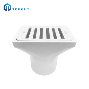 Couvercle de drain de sol de piscine de bain en plastique pour drain de piscine sous le drain principal carré de la grande piscine