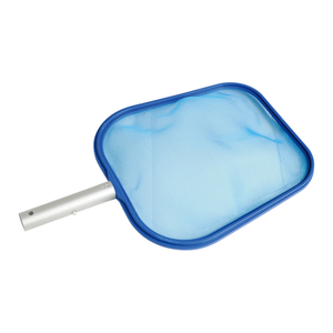 Écumoire à feuilles avec poignée en aluminium (poignée anodisée bleue)