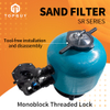 Filtre sable SR | Système de filtration de piscine puissante et durable facile à ouvrir pour une piscine propre étincelante