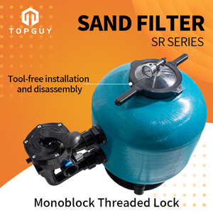 Filtre sable SR | Système de filtration de piscine puissante et durable facile à ouvrir pour une piscine propre étincelante
