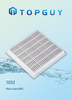 Accessoires carrés de drain principal de piscine d'ABS pour la piscine