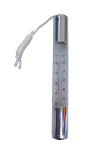 Thermomètre chromé