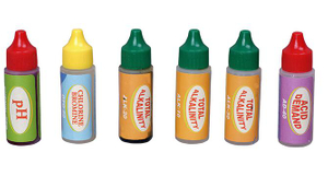 Recharges de kit de test à 5 voies pour chlore et brome de piscine et de spa, PH, demande d'acide, alcalinité totale (remplace OVO par 10 X DPD)