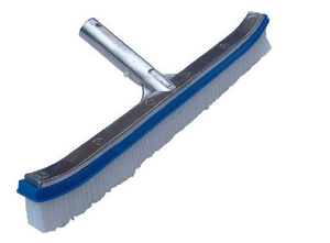 Brosse en acier inoxydable de luxe avec dos en aluminium